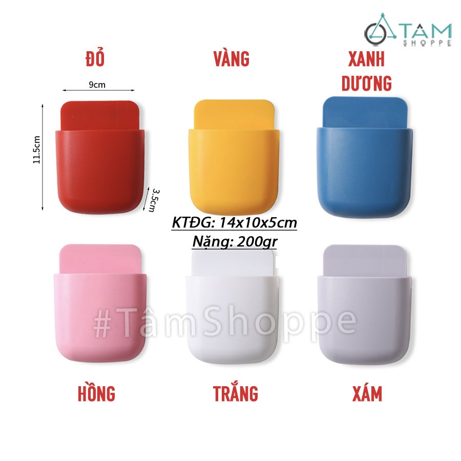Giá để bàn chải remote dán tường bằng nhựa ĐGD-04 TAN