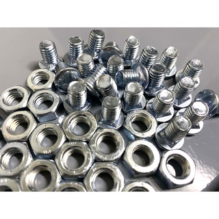  100 Bộ Ốc Lắp Kệ Sắt V Lỗ Đa Năng Đầu Tròn Cổ Vuông 