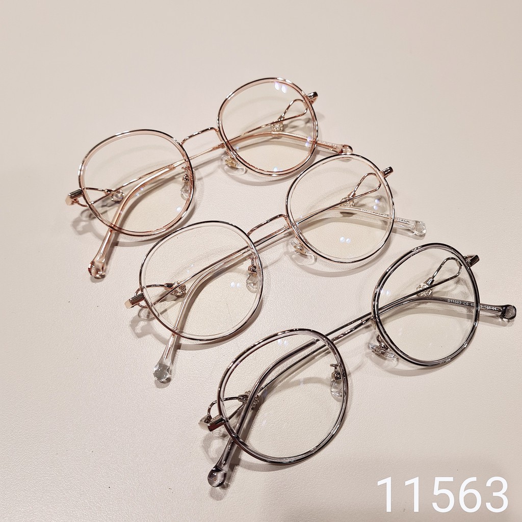 Kính thời trang nữ Lilyeyewear mắt tròn kim loại thanh mảnh nhẹ nhàng thiết kế mới lạ - 11563 | BigBuy360 - bigbuy360.vn