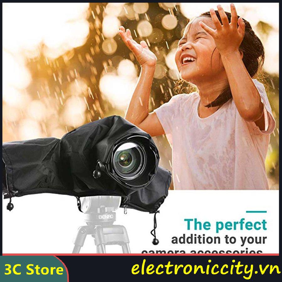 ⚡Áo mưa vỏ áo chống nước che mưa máy ảnh và ống kính máy ảnh chuyên nghiệp DSLR Phặn Phặn