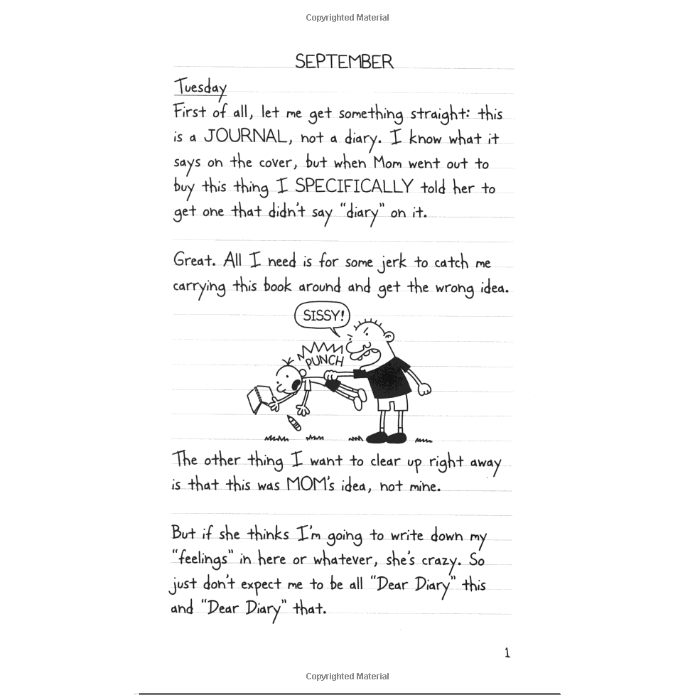 Sách - Diary Of A Wimpy Kid - Book 1 (Penguin Books UK)