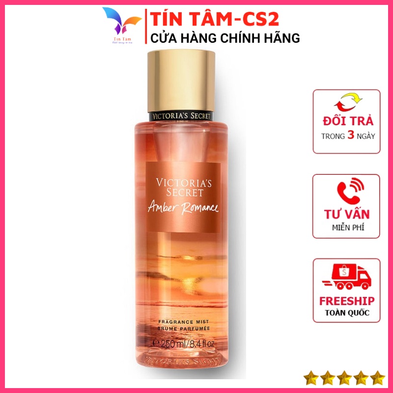 Xịt Thơm Body Toàn Thân Victoria's Secret  Amber Romance 250ml