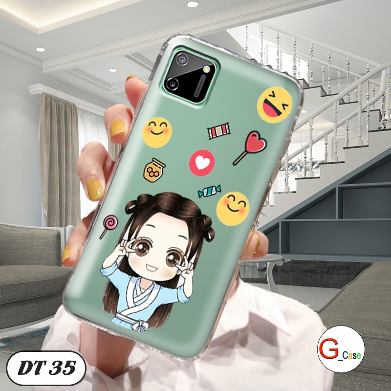 Ốp lưng điện thoại  Realme C11 dẻo trong in hình
