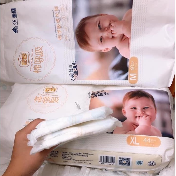 Bỉm Dán/Quần Yiying Hơi Thở Bông Nhập Khẩu Chính Ngạch M60/L52/XL44