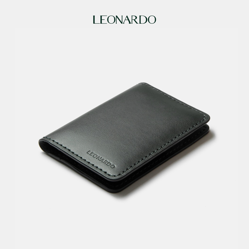 ▧☸♗Ví nam đựng Card Feasty da nhập khẩu thương hiệu Leonardo