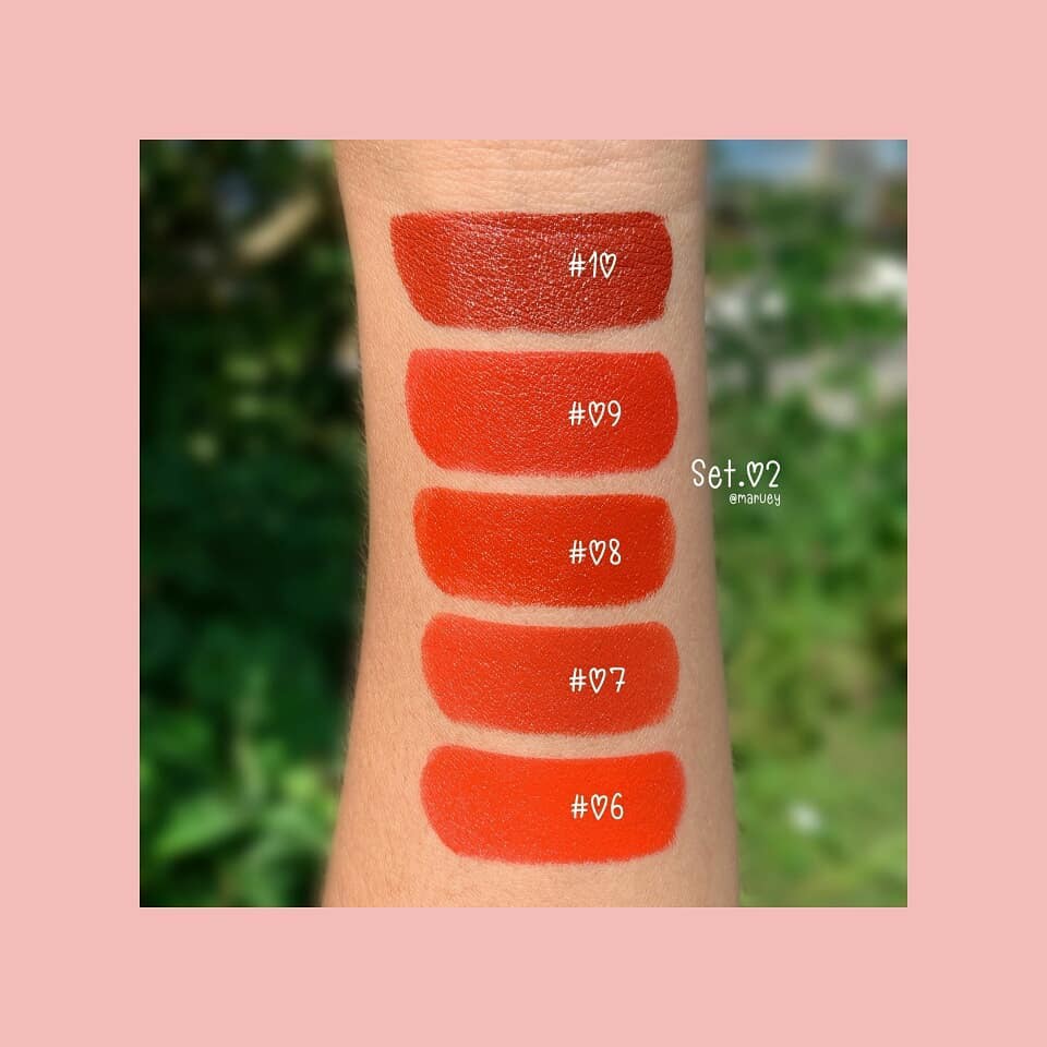 Set son thỏi lì Odbo 5 cây Dreaming lipstick Thái Lan