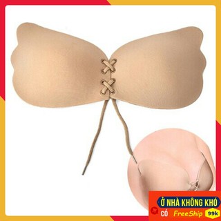 Áo Dán Ngực Cánh Tiên 💖FREESHIP💖 Bra tạo khe có dây rút
