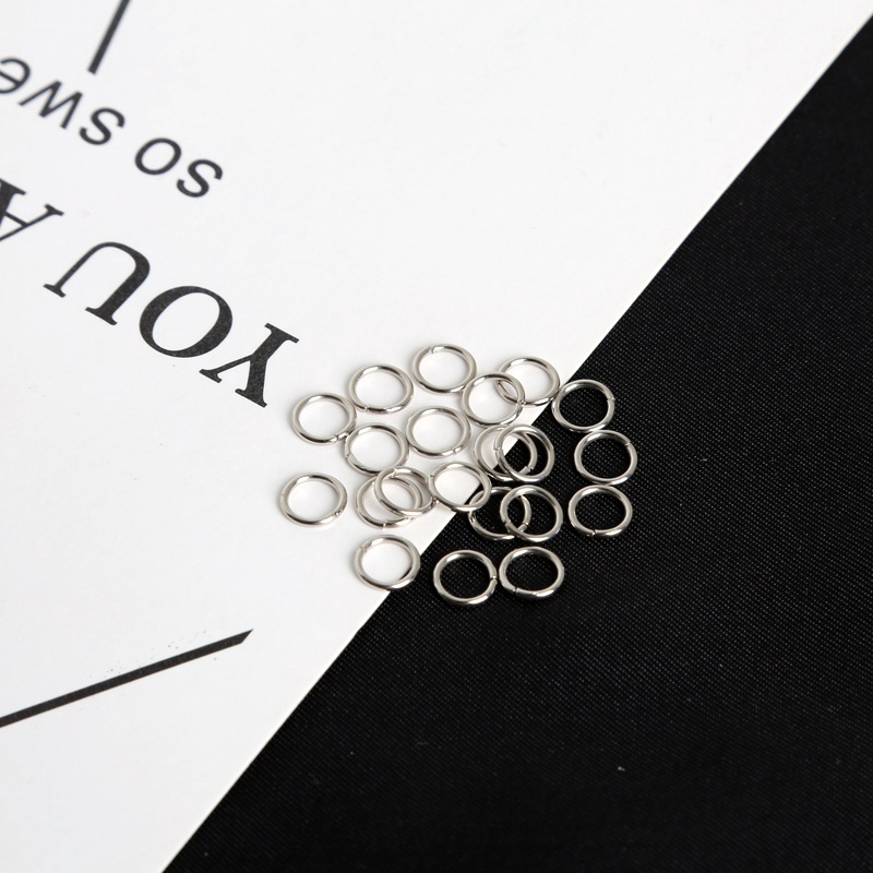 Set 200 / 500 Vòng Kim Loại 3-7mm Làm Đồ Trang Sức Thủ Công