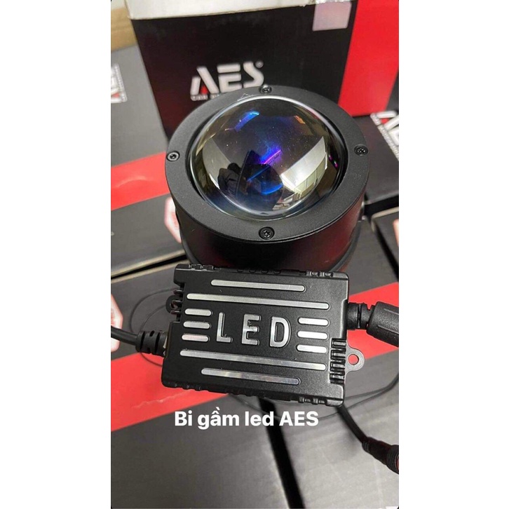 Bi gầm led AES 3 màu len xanh cao cấp- ánh sáng 6000k /4300k/  3000k