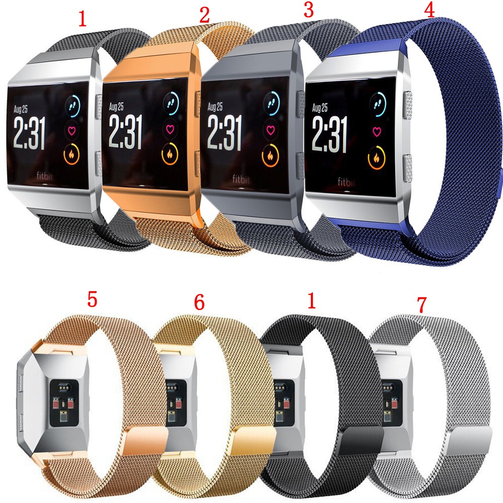 Dây đeo inox Milanese cho đồng hồ thông minh Fitbit Ionic