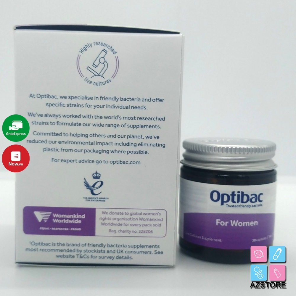 Men vi sinh Optibac tím dành cho phụ nữ - Optibac For Women