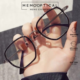 Gọng Kính Cận Phong Cách Hàn Quốc Lisa Chrome Hearts Vuông Memo Optical