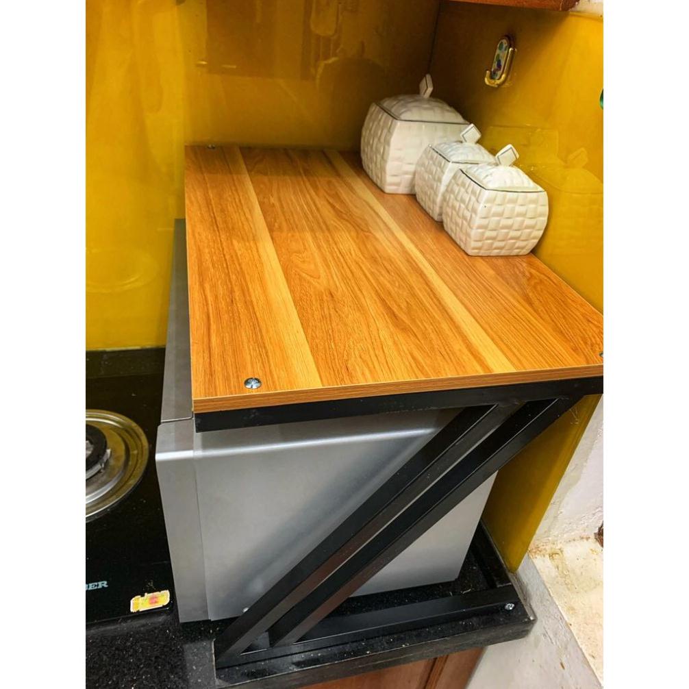Kệ Lò Vi Sóng 2 Tầng Chân Chữ Z