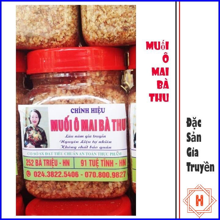 Muối Ô mai bà Thu chính hiệu 150gr có tem { H }