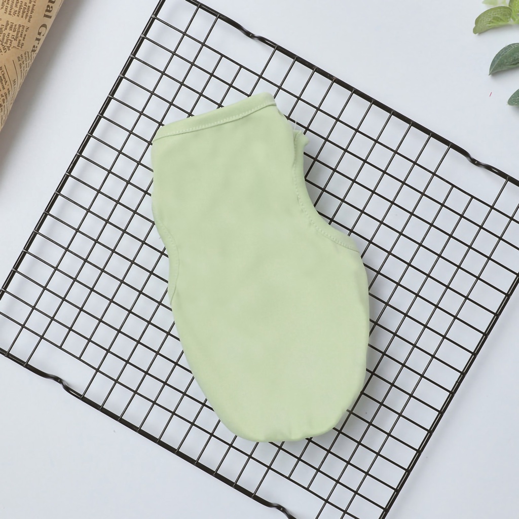 Áo Ba Lỗ Thoáng Khí Màu Sắc Đơn Giản Dành Cho Thú Cưng