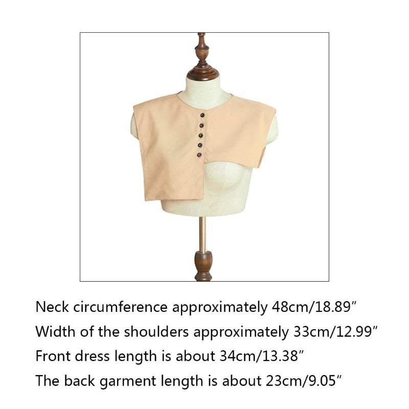 Khăn Choàng Cổ Đính Nút Nhiều Màu Sắc Phong Cách Hải Quân Cho Nữ