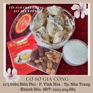 [Mã GROSALE2703 giảm 8% đơn 250K] 100gr yến sào thô nguyên chất tặng nhíp và đồ chưng. Tổ yến thô góc Nha Trang