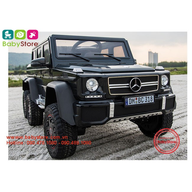 Ô tô điện trẻ em siêu sang Mercedes AMG-G63-MD318 (6 bánh, cánh mở, BH 1 năm)