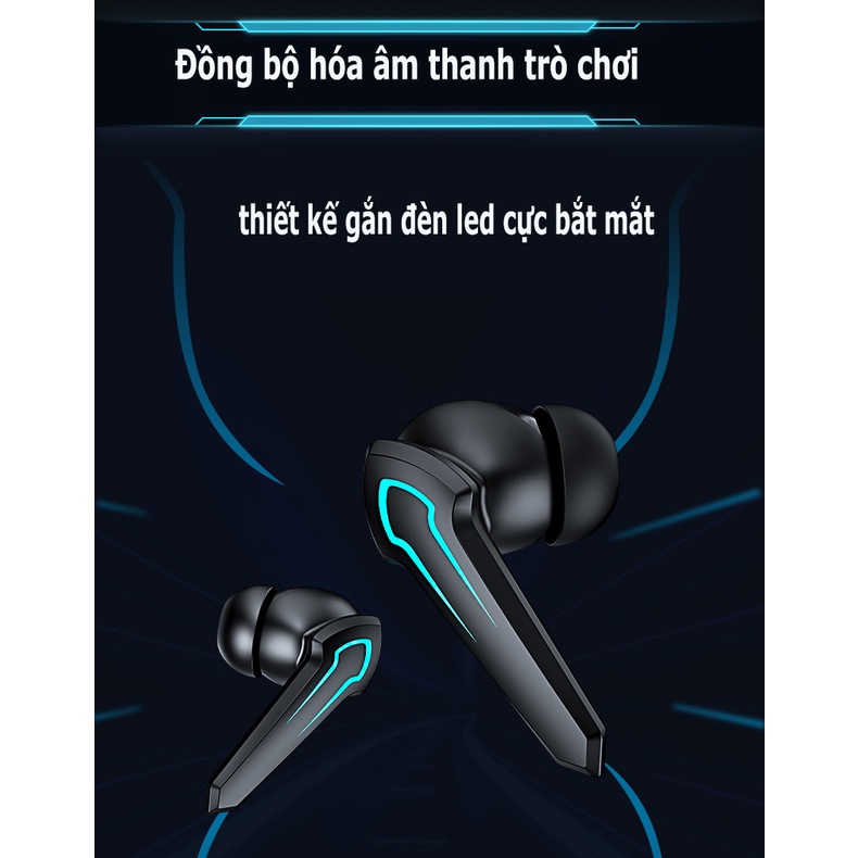 Tai nghe gaming P30 âm thanh HIFI,pin siêu trâu,tích hợp gaming mode giảm độ trễ khi chơi game