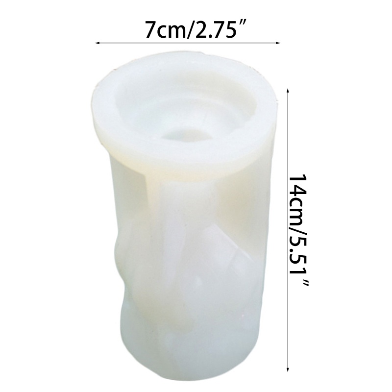 Khuôn Silicone Làm Nến / Xà Phòng Hình Hoa Tulip DIY