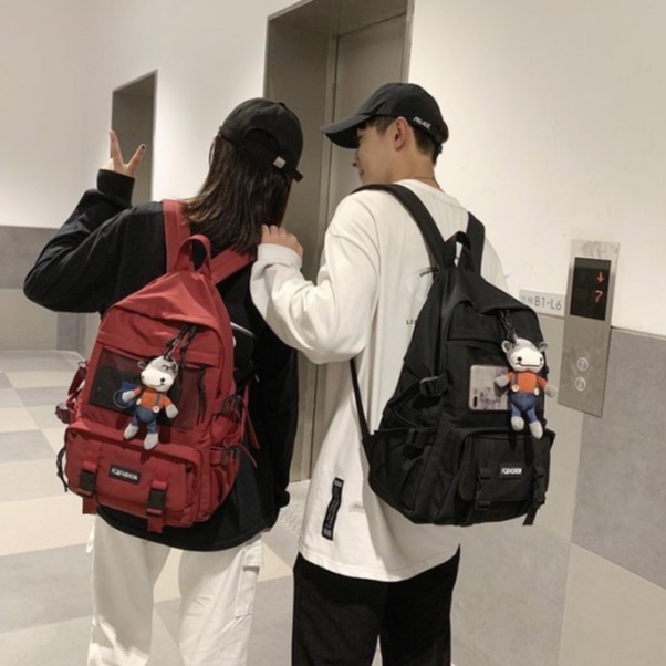 Balo Ulzzang Hàn Quốc Nam Nữ Thời Trang Giá Rẻ Cute Dễ Thương Basic BL 615