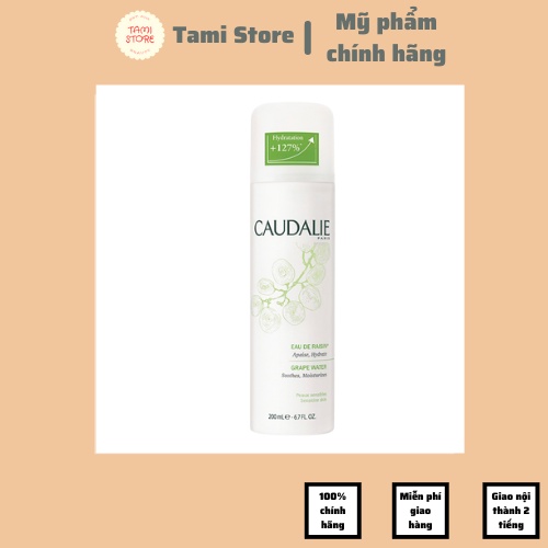 [CHUẨN NỘI ĐỊA PHÁP]Xịt Khoáng Dưỡng Ẩm Caudalie Grape Water 200ml Nội Địa Pháp