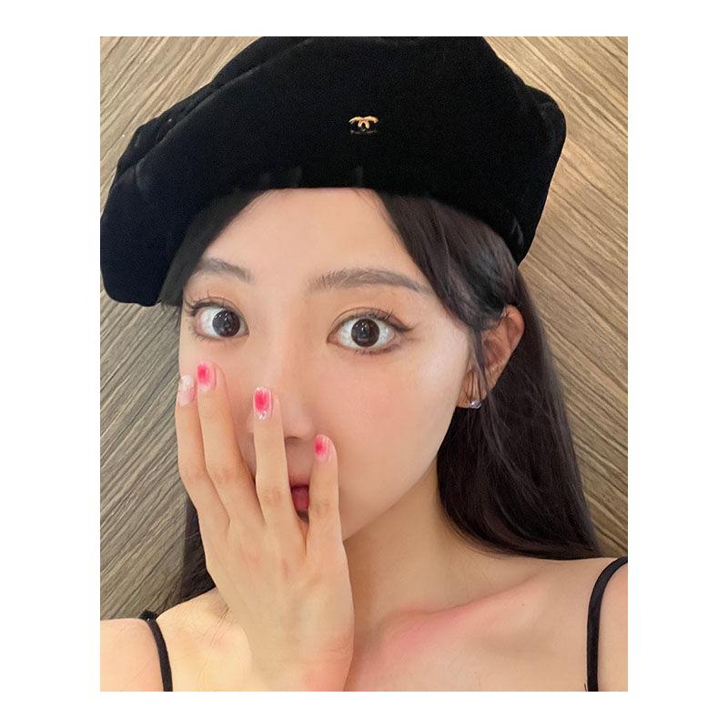 Mũ nồi dáng tròn vải mỏng dễ thương thời trang mùa thu cho nữ