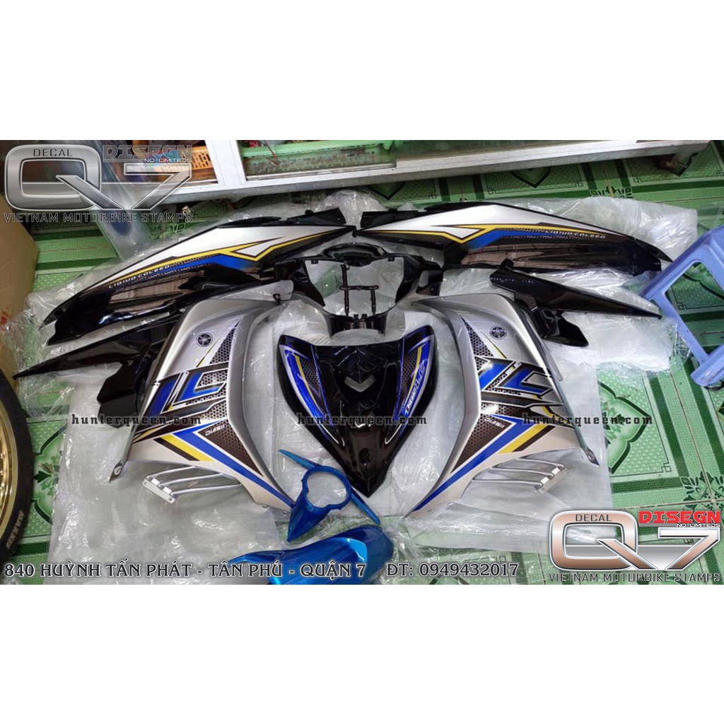 TEM RỜI EXCITER 2011 LC BẠC ĐEN