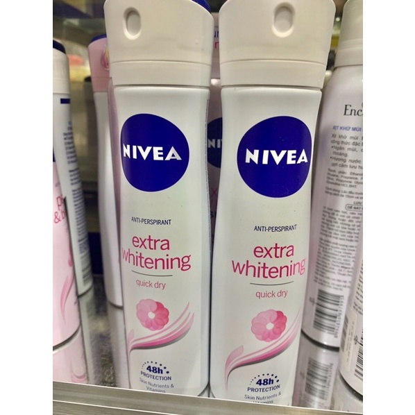 xịt khử mùi Nivea mờ vết thâm lưu hương 48h