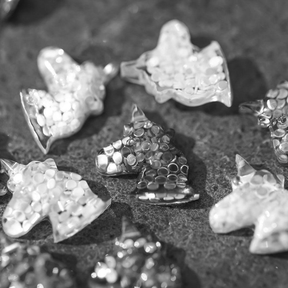 OCEANMAP Phụ Kiện Trang Trí Móng Tay / Điện Thoại Hình Kỳ Lân Hoạt Hình 3D Dễ Thương DIY