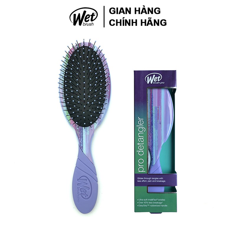 [CHÍNH HÃNG] Lược gỡ rối WET BRUSH dòng truyền thống PURPLE STREAMS - SWPS