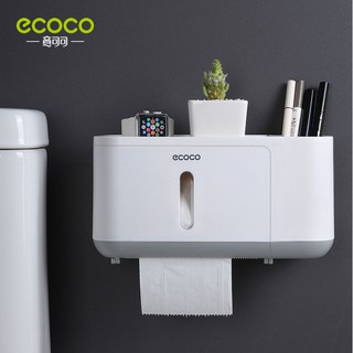 Hộp đựng giấy Ecoco chính hãng treo nhà tắm