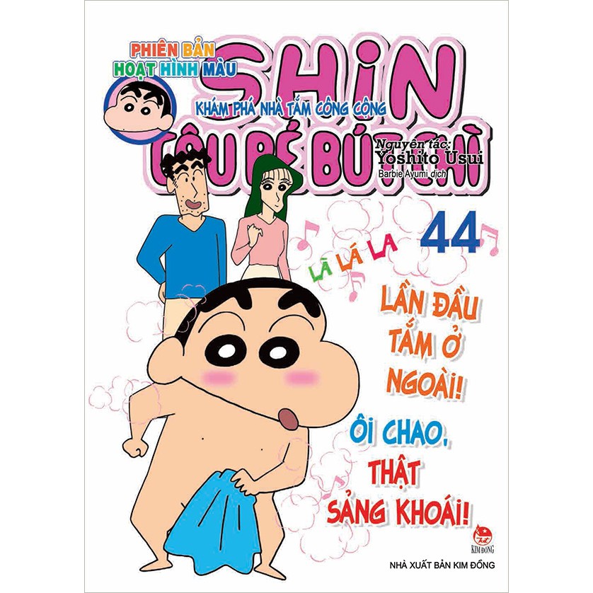 Sách - Shin Câu Bé Bút Chì (Phiên Bản Hoạt Hình Màu) - Tập 44