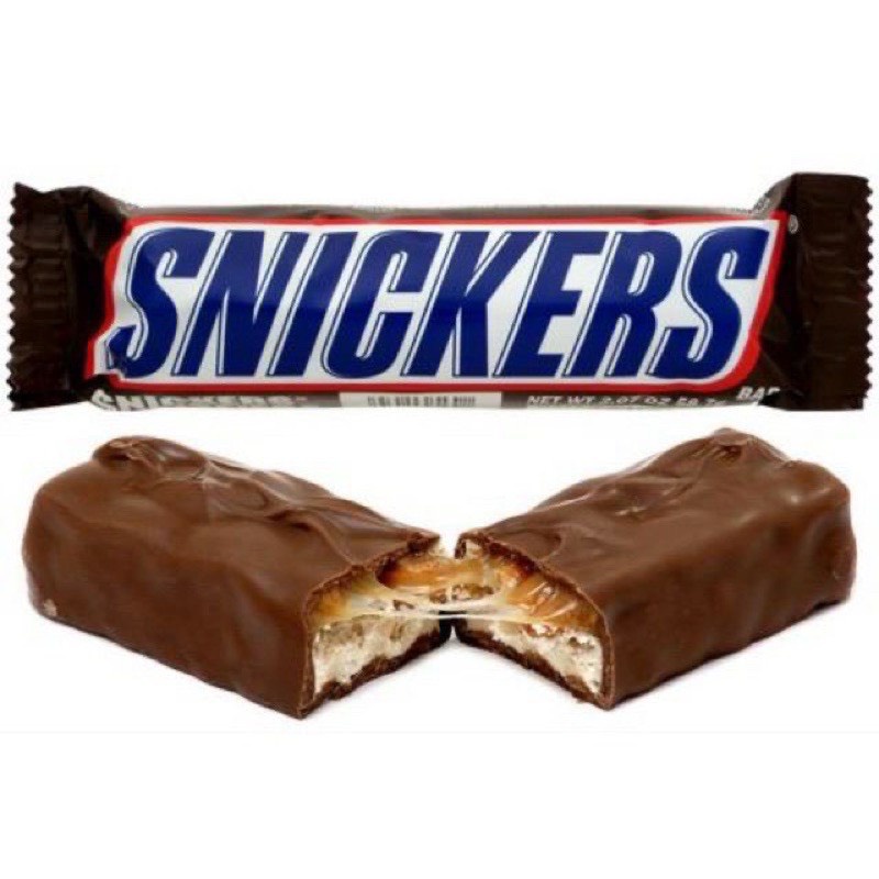 Một gói sô cô la đậu phộng Snicker/ sô cô la bọc dừa nhuyễn Bounty Đức xịn gói 100gam