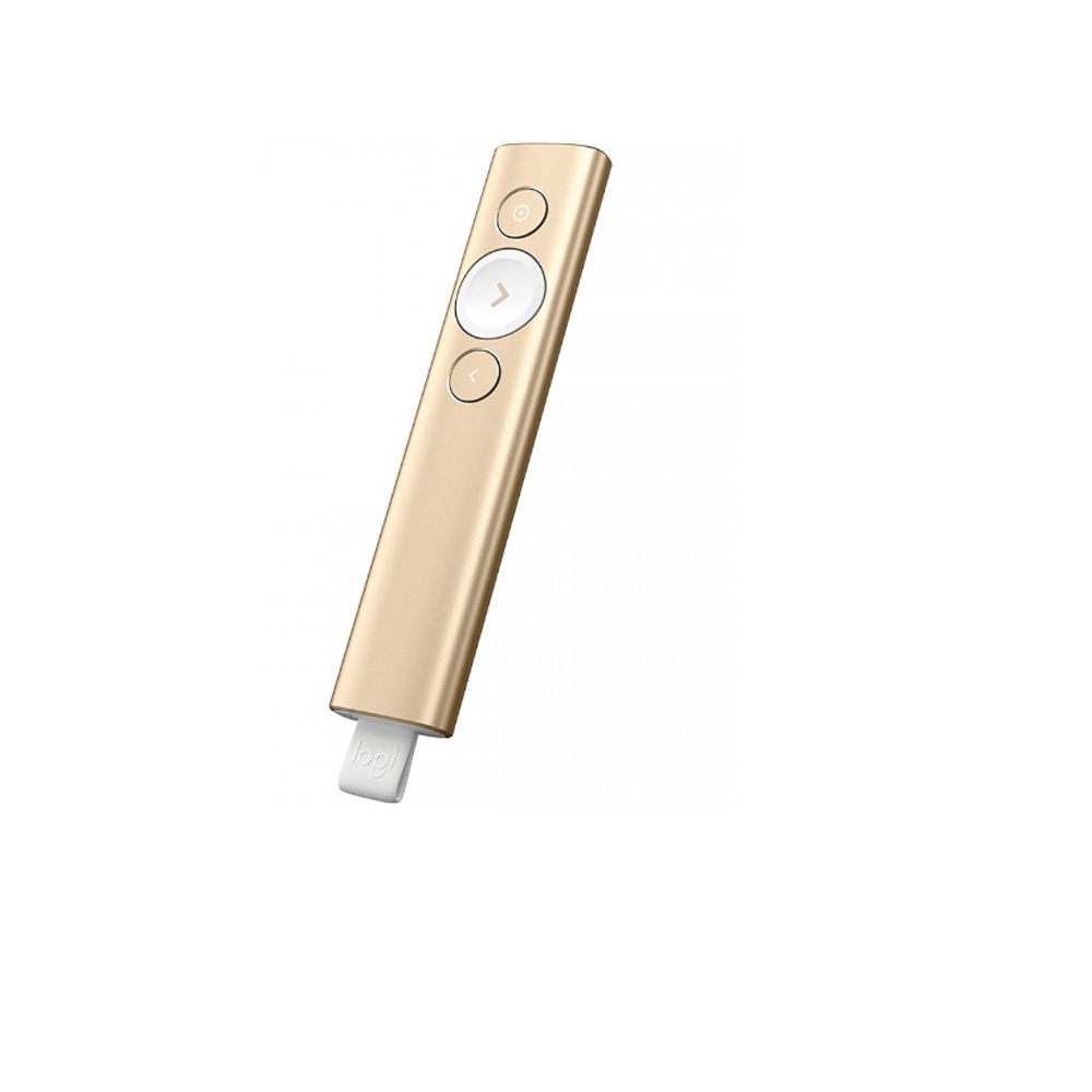 Bút trình chiếu Logitech Spotlight Presentation Remote (Vàng Gold)