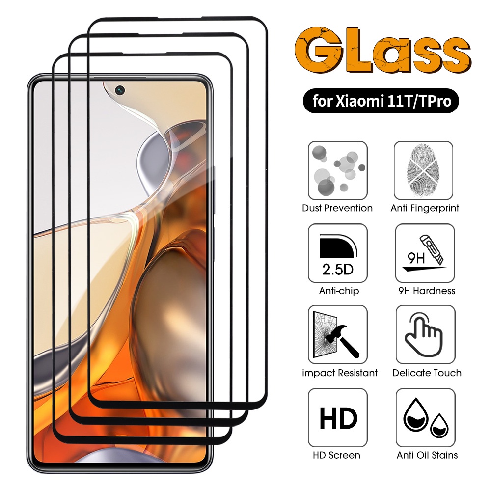 1 Kính Cường Lực 9H Chống Trầy Chống Bám Vân Tay Cho Redmi Note 11
