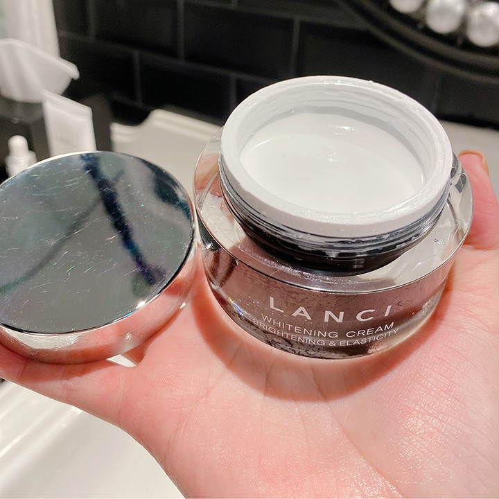 Kem Lanci Whitening Cream Hàn Quốc 50ml Zuka Beauty tăng cường độ ẩm giúp da căng mịn