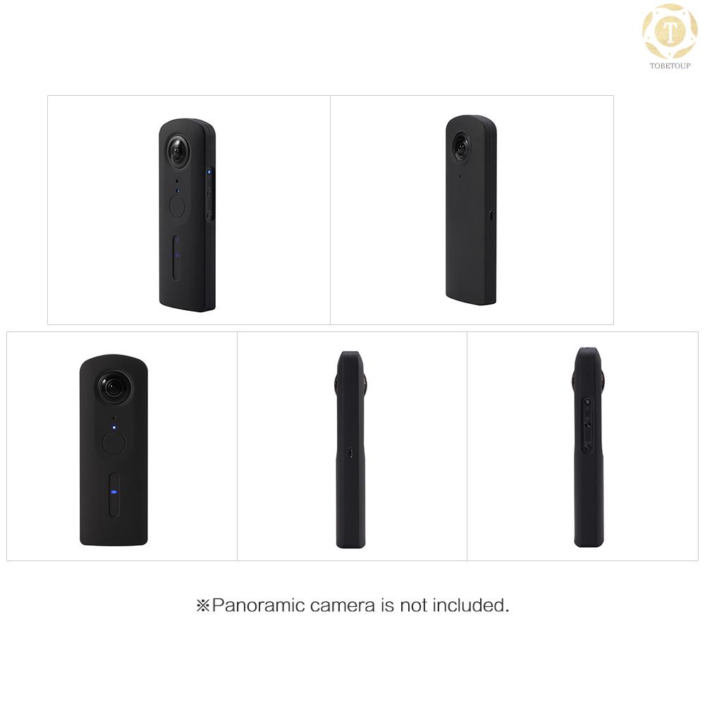 ANDOER Vỏ Silicon Bảo Vệ Ống Kính Máy Ảnh Ricoh Theta V 360 Độ