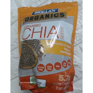 Hạt chia hữu cơ Bioglan  túi 500g hàng siêu thị Chemist Warehouse Úc