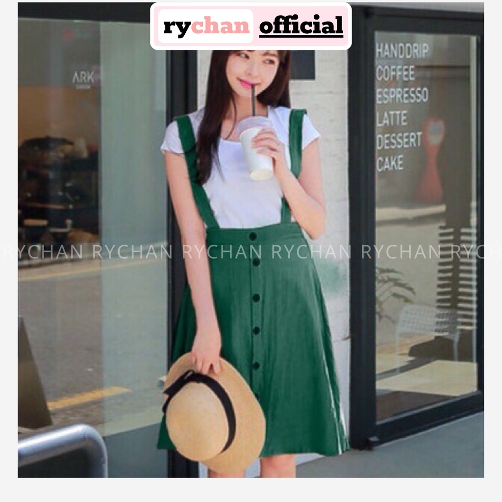 SE574 - Set Chân Váy Xanh Lính Kèm Áo Áo Cực Xinh