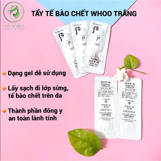 Tẩy tế bào chết dạng gel Whoo - làm sạch, dưỡng trắng goi 1ml
