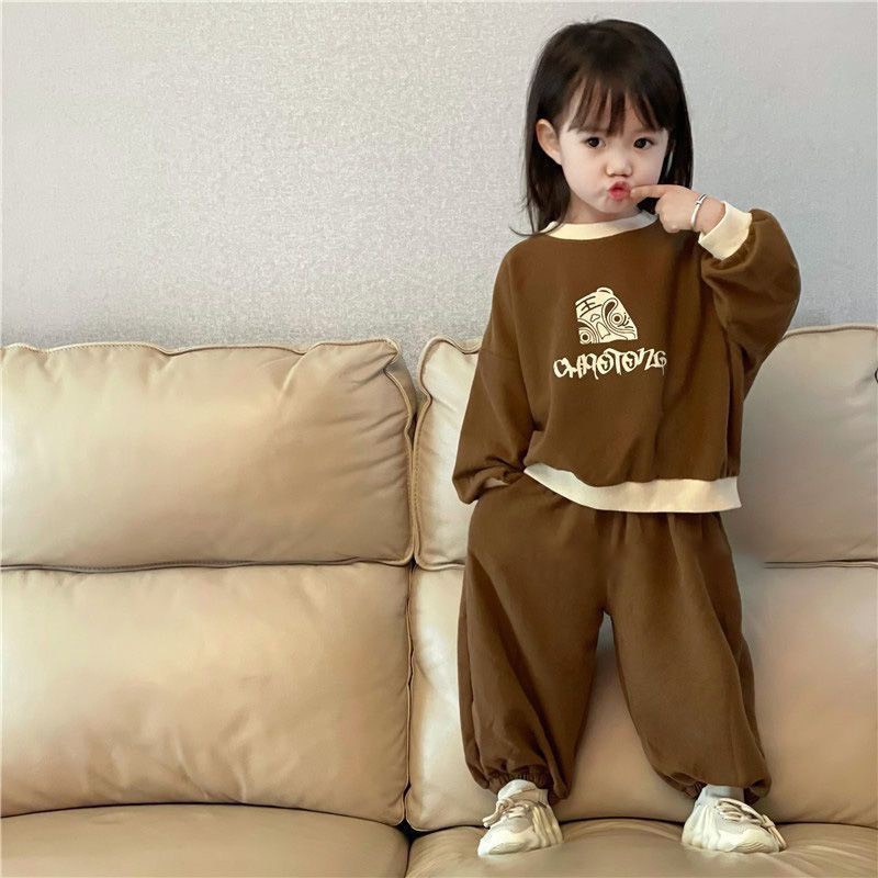 YO BỘ NỈ CHỮ VIỀN GẤU MÀU NÂU CHO BÉ