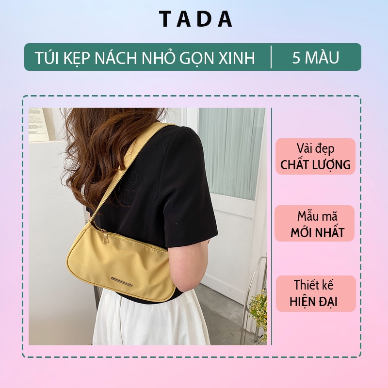 Túi đeo vai kẹp nách nhỏ siêu gọn nhẹ vải đẹp nhiều màu xinh xắn trẻ trung