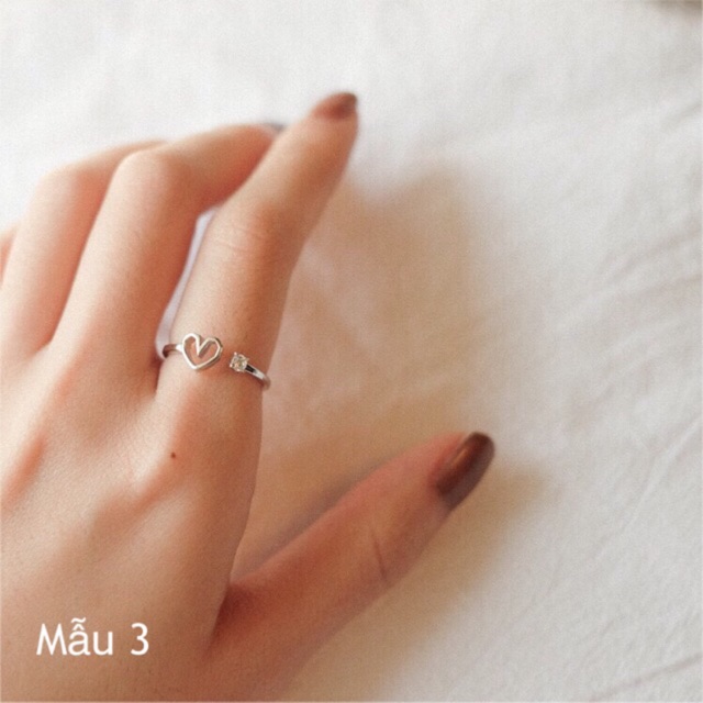 Freesize vừa tay nhỏ 16,17mm - Nhẫn nữ kiểu hàn quốc