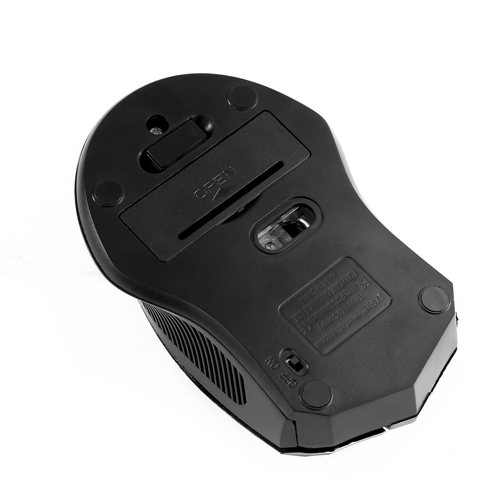 Chuột Quang Không Dây 2.4 GHz Với Đầu Nhận USB 2.0 Cho PC Laptop