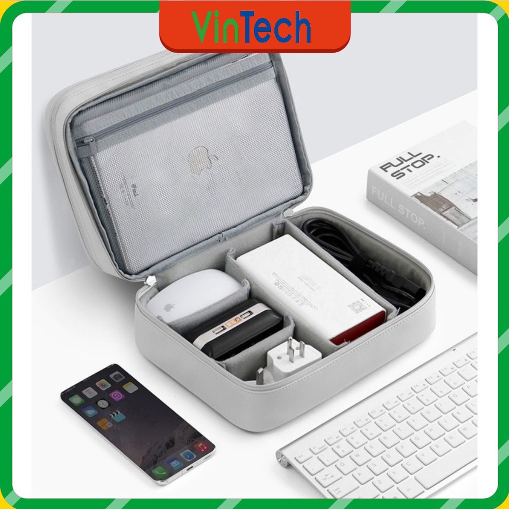 Túi đựng phụ kiện điện tử, bộ sạc macbook, máy tính bảng, dây cáp sạc, pin dự phòng Baona BN006.