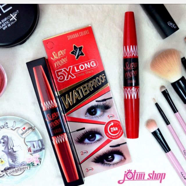 Mascara nối mi siêu dài Sivanna Super Model 5X Long