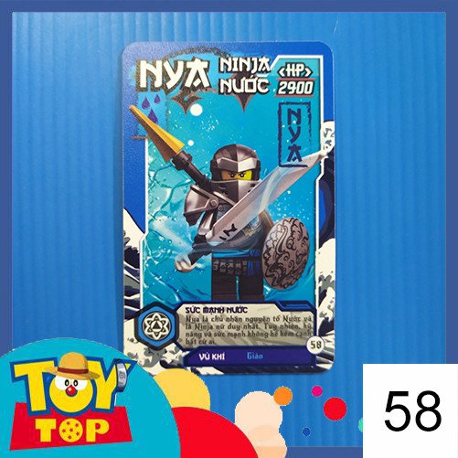 [Một thẻ] Thẻ bài Ninjago - thẻ bài ninja con bò cười tổng hợp 4