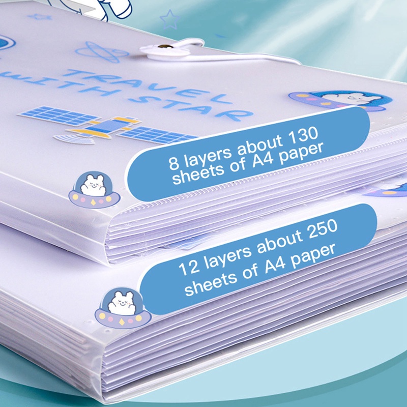 Túi Đựng Tài Liệu Khổ A4 8 Ngăn Tiện Lợi