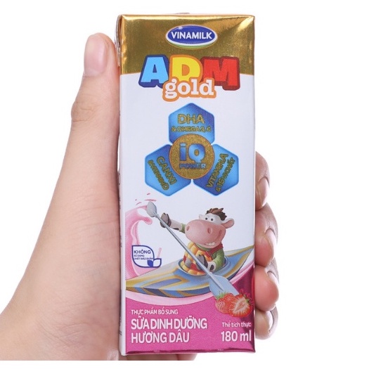 Sữa Vinamilk ADM Gold 180ml  đủ vị - Thùng 48 hộp